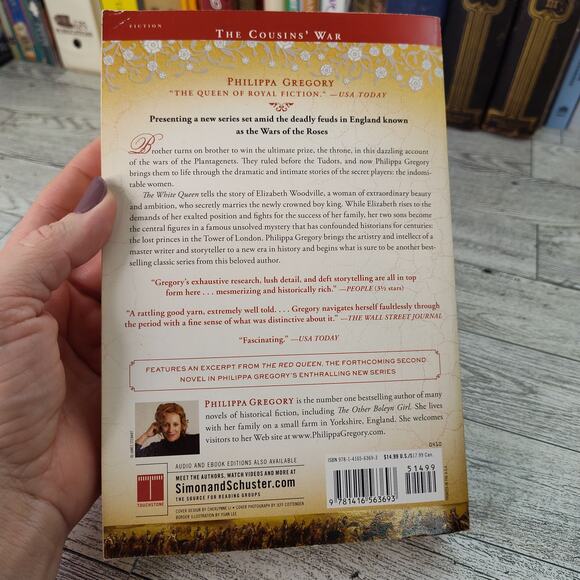THE WHITE QUEEN Philippa Gregory Trade Paperback Novel 2009 Book - Picture 5 of 11